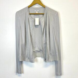 NWT Cache Silver Cardigan Jacket